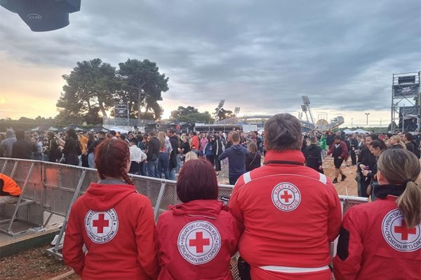 Timovi prve pomoći Crvenoga križa na Sea Star Festivalu u Umagu